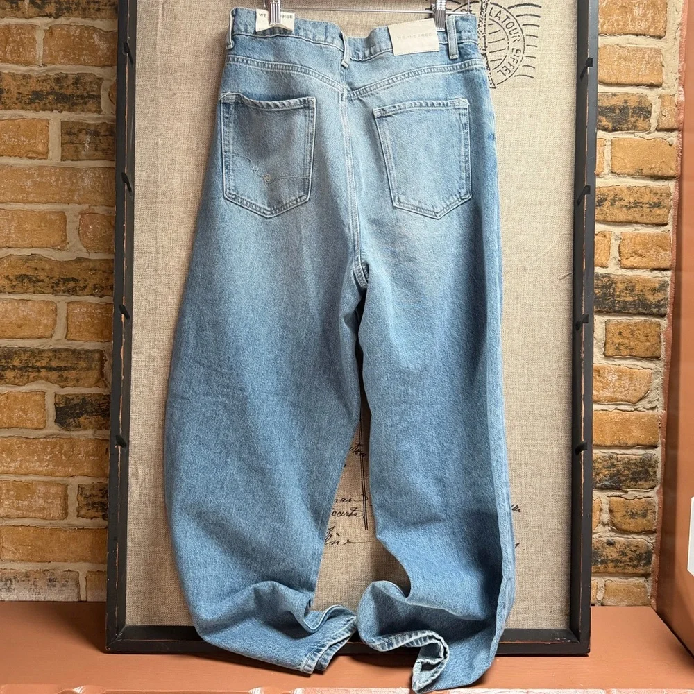 NWT Free People We The Free Cora Slouchy Jeans - Picture 6 of 13